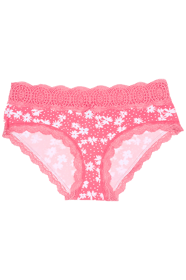 Cotton & Lace Hipster Panty