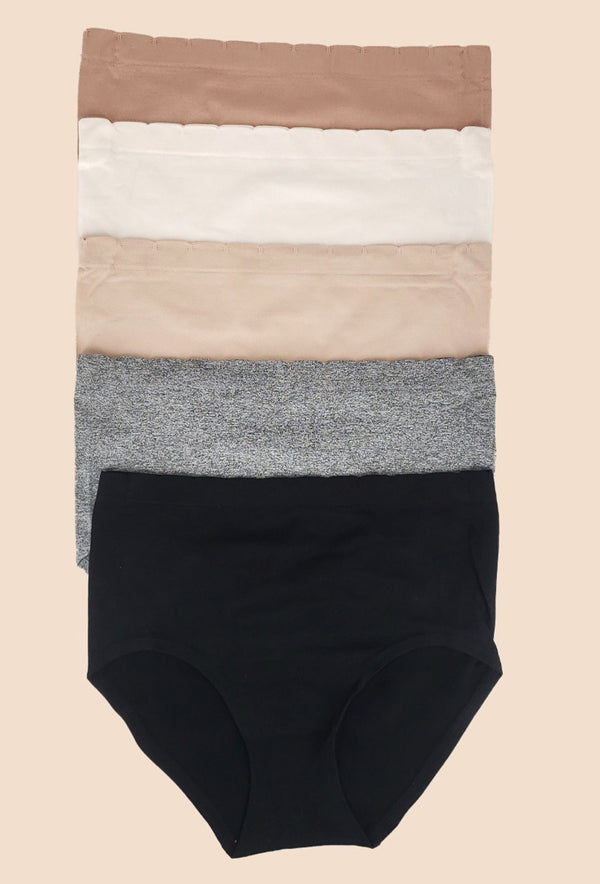 5 Pack Women's Brief Underwear Panties