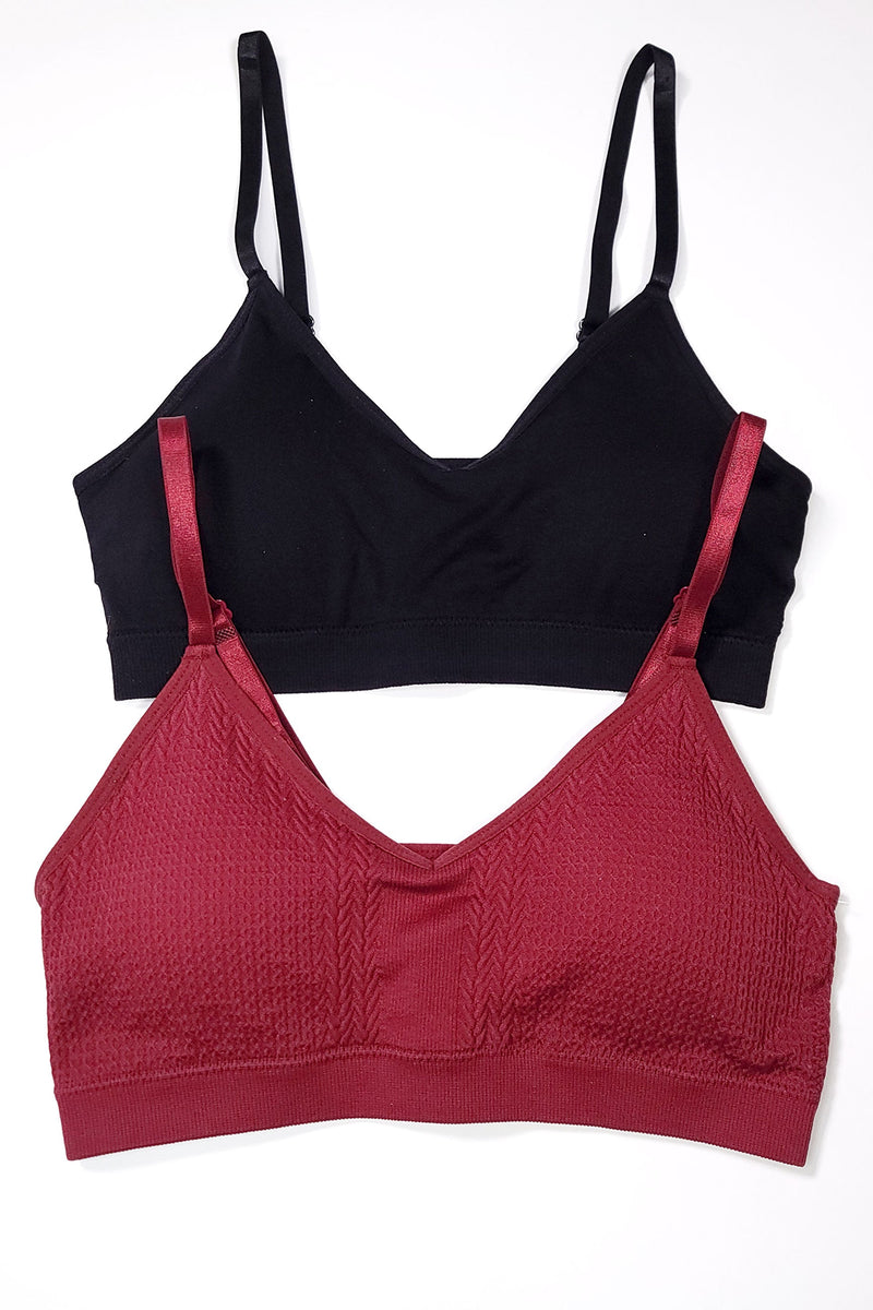 2 Pack Seamless Comfort Bras