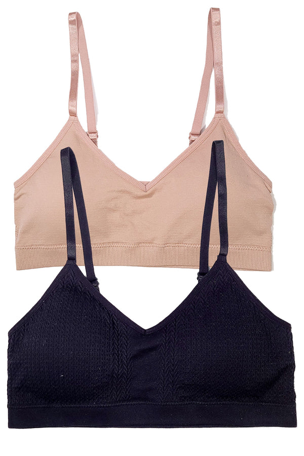 2 Pack Seamless Comfort Bras