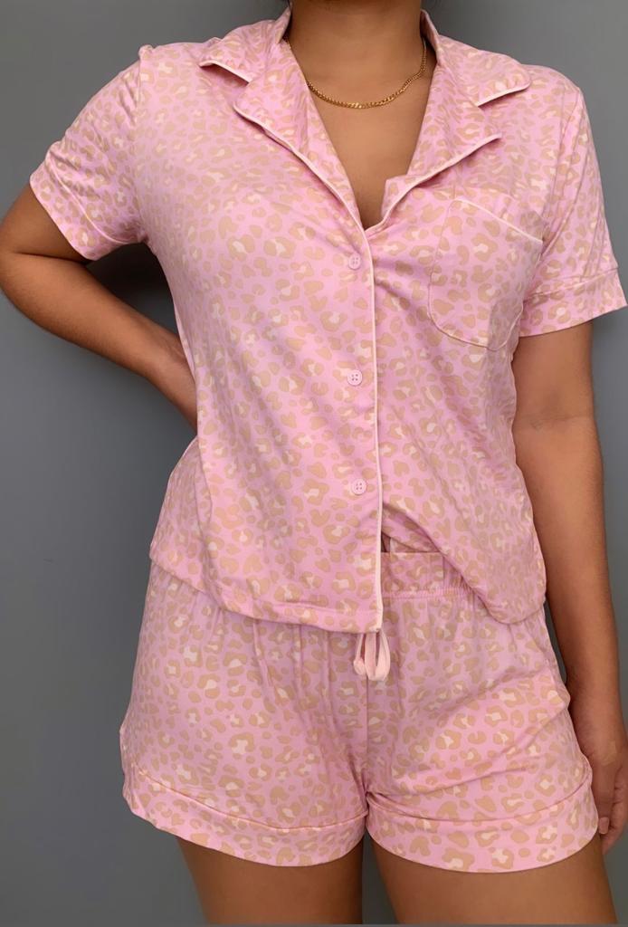 Classic Collar Short PJ Set