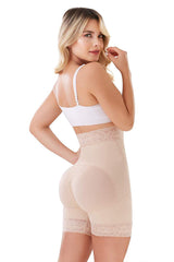 SHAPE CONCEPT SCS003 BUTT LIFTER HIGH-COMPRESSION GIRDLE WITH PERINEAL ZIPPER