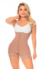 BODY SHAPER 058 GIRDLE WITH 2 LINE HOOKS, FREE BACK, FREE BREASTS, BUTT LIFTING