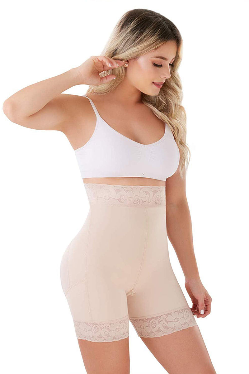 BF Soft Line 1233 – Short Girdle with the bra included, Adjustable  Shoulders,Three Levels of Adjustment, Perineal Zipper for Curvy Wide Hips  Small Waist Women - Belleza Femenina - BF Shapewear