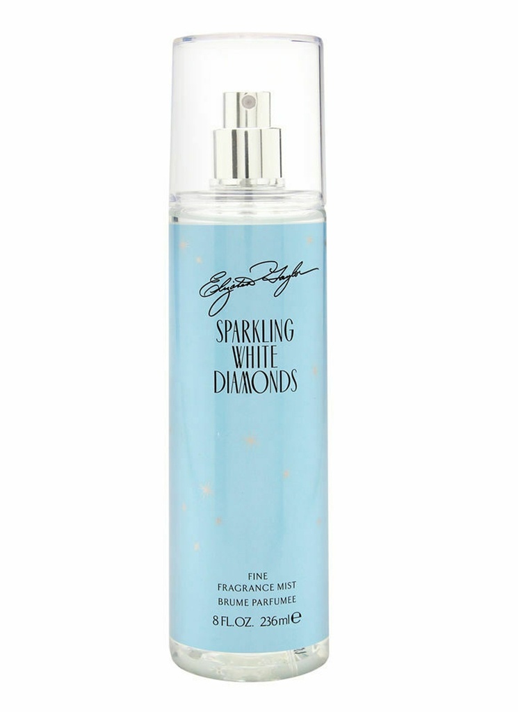 BODY MIST WOMEN ELIZABETH TAYLOR WHITE DIAMONDS SPARKLING 8.0 OZ. SP