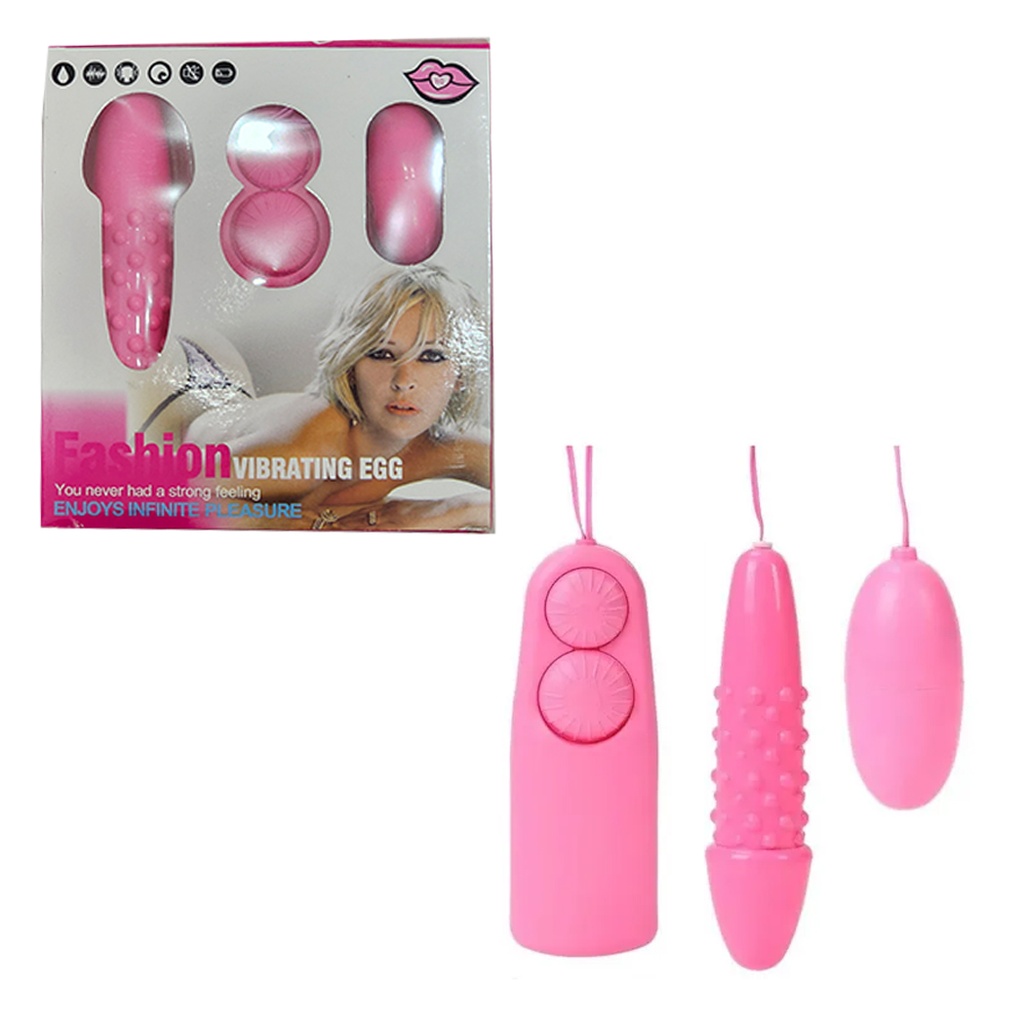 [43301037] Dildo vibrador con control remoto y huevo vibrador