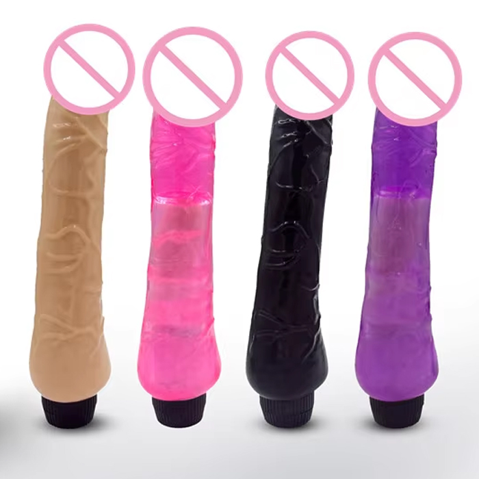 [43751055] Dildo vibrador realista (Rosado)