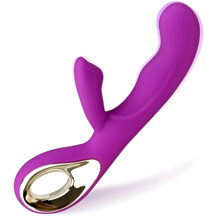 [43751048] Vibrador realista en forma de conejo para el punto G (Rosado)