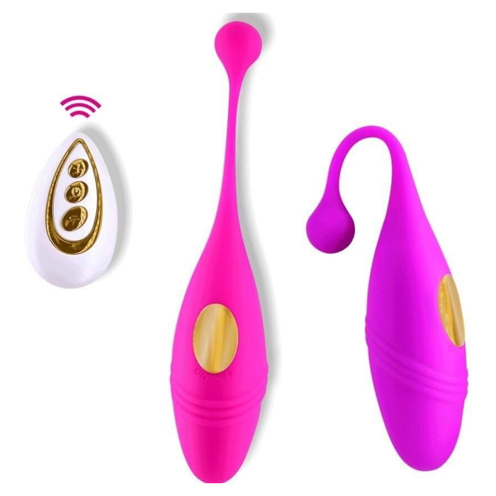 [43751143] Vibrador en forma de huevo de silicona para el punto G