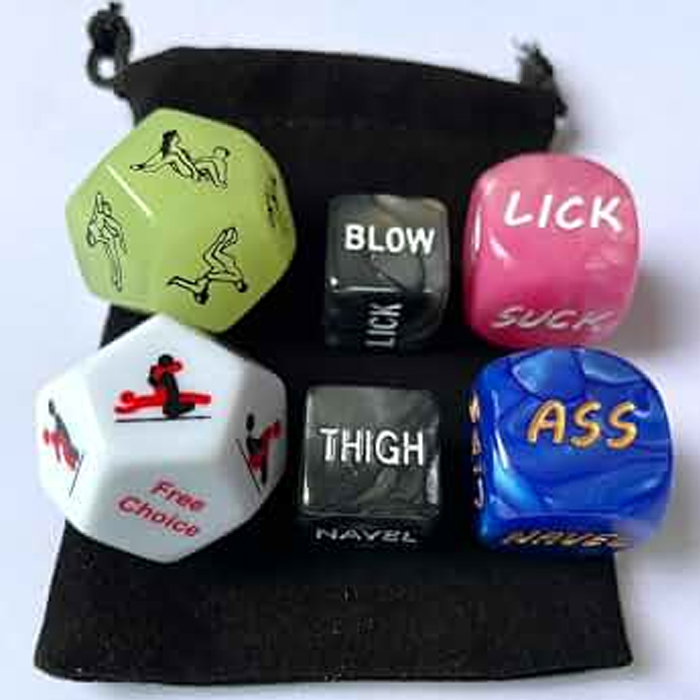 Dados para retos sexuales