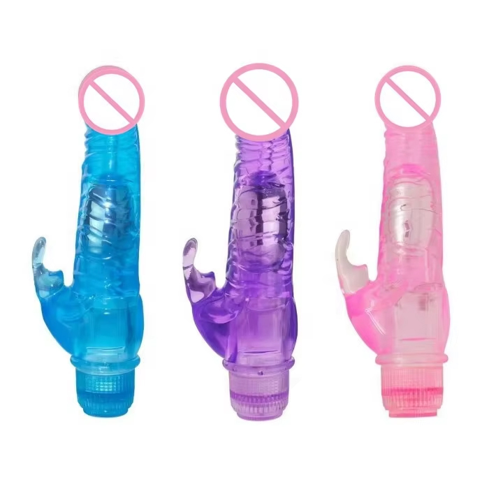 [43751105] Vibrador en forma de conejo realista