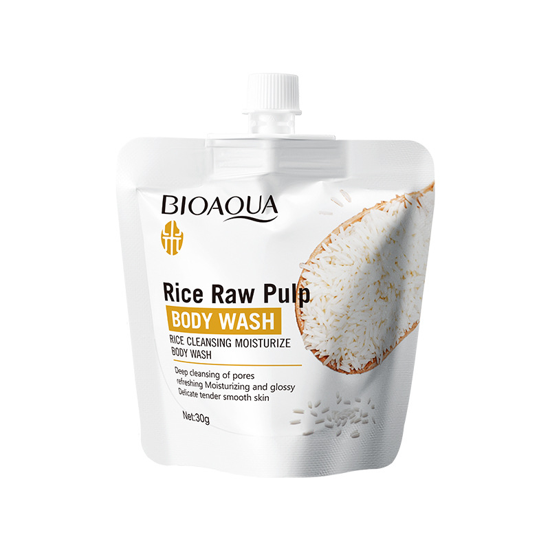 [6942349779886] Bioaqua Rice Raw Pulp Hair gel de baño 30g