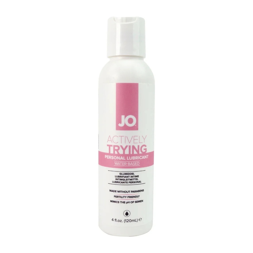 [796494401323] JO Actively Trying (TTC) Paraben-Free - Original Lubricant 4 oz