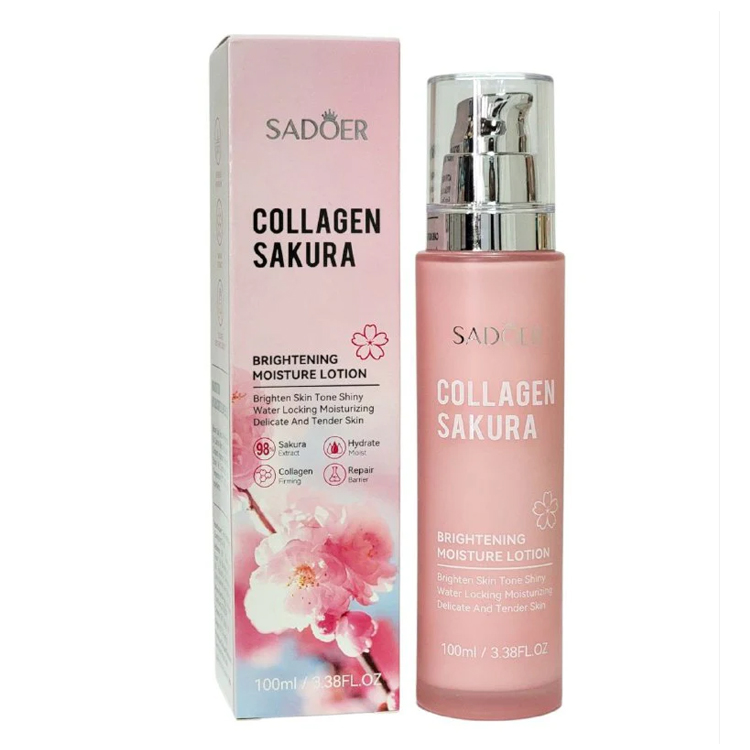 [6942349702990] Loción Hidratante Iluminadora con Colágeno y Sakura de SADOER