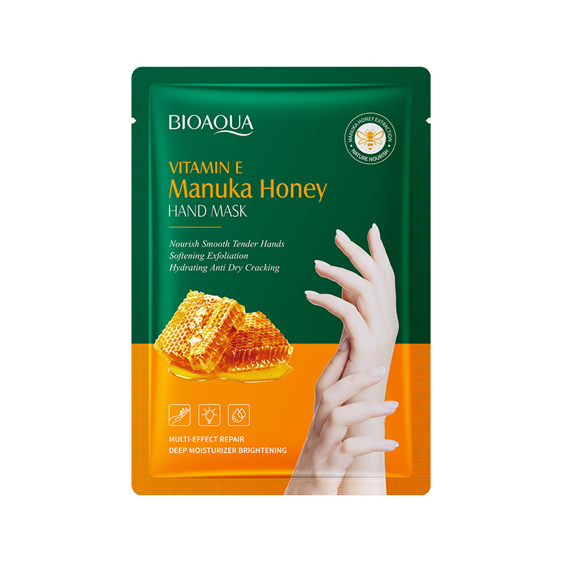 Mascarilla para manos de miel
