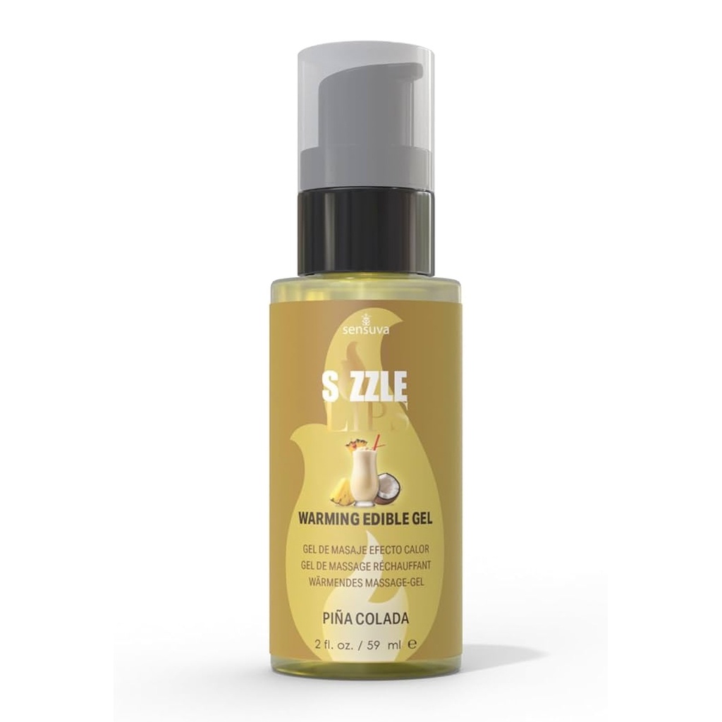 Sizzle Lips Warming Gel - 2 oz Pina Colada