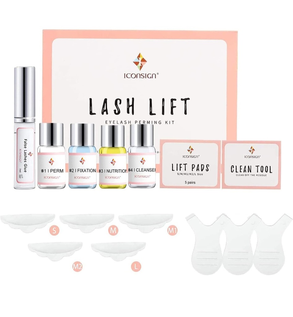 [395301120330] AISEELY lifting pestañas kit profesional, lash lift lit semipermanente, kit lifting de pestañas para salon y uso domestico