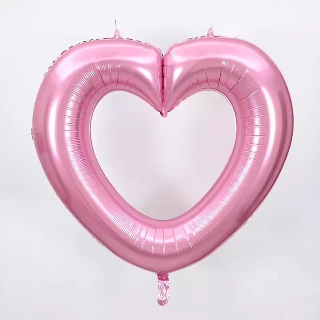 [43211035] Globo con forma de corazón color rosado 40 pulgadas