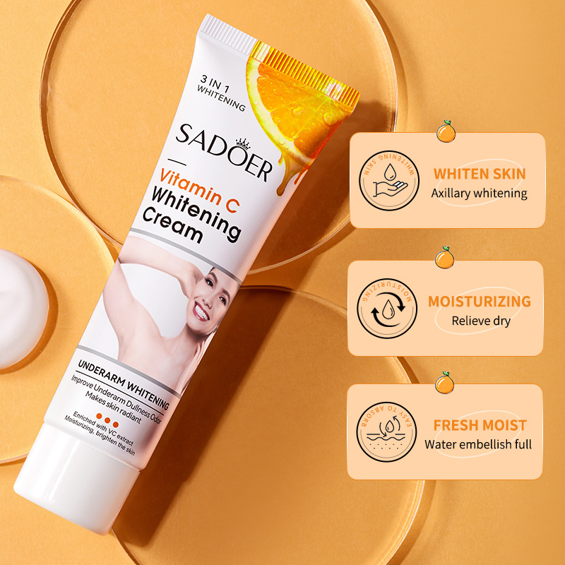 Crema aclarante para axilas
