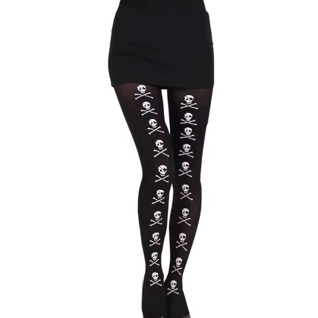 [40840112] Medias de calabera para fiesta de Halloween