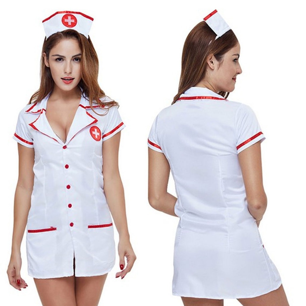 conjunto de enfermera para Halloween