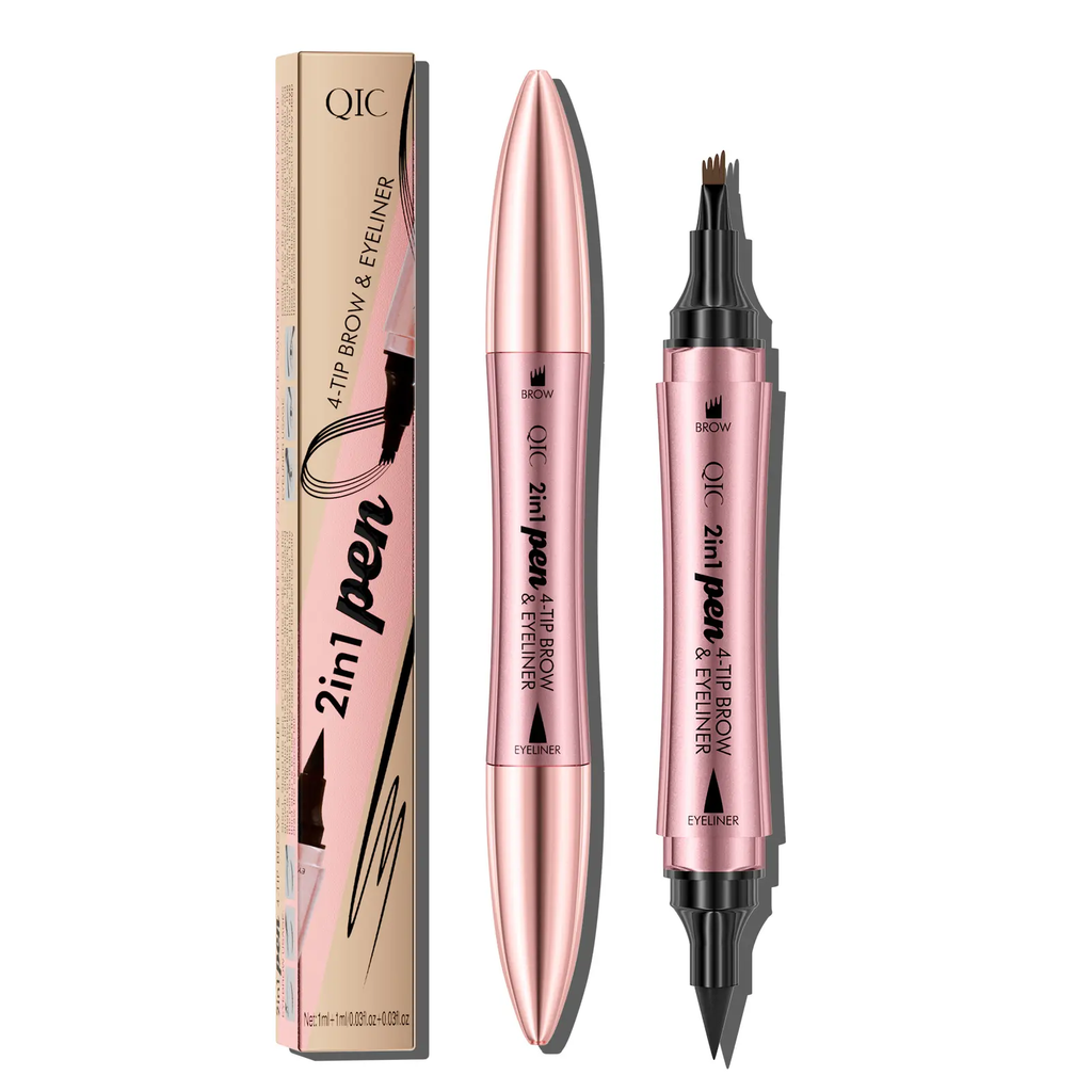 [6970779602108] 2 in 1 Liquid Eyebrow & Eyeliner Pen