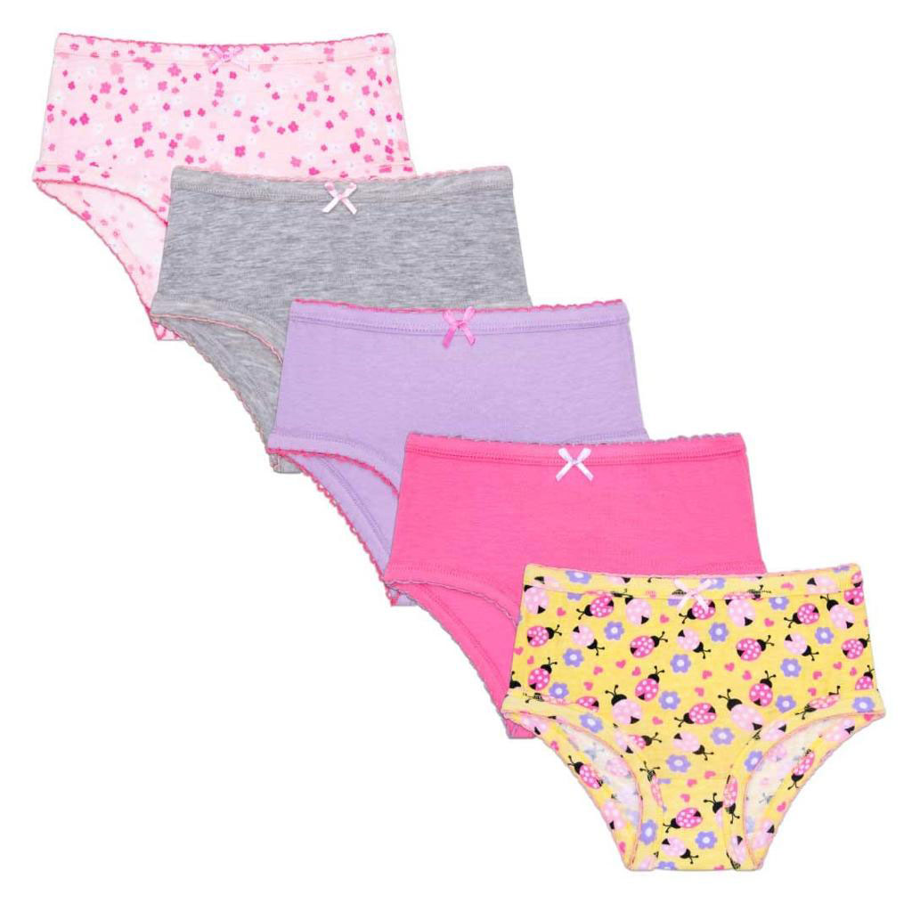 5 Panties de algodon para niña