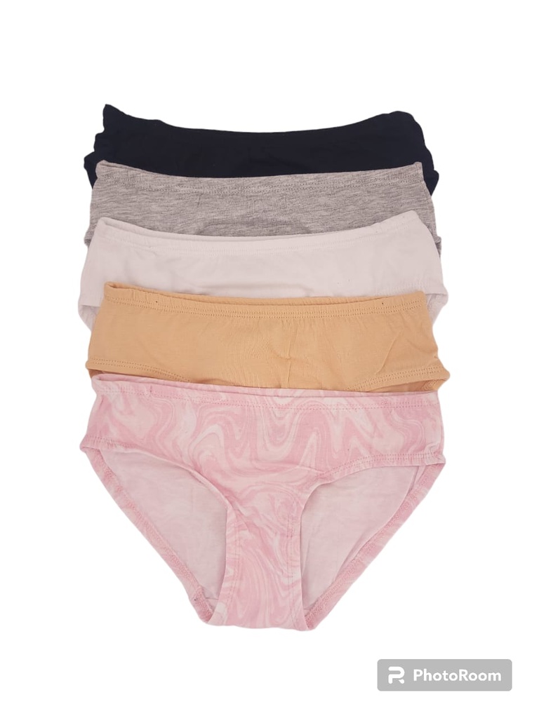 5 Bikinis de algodon para niña