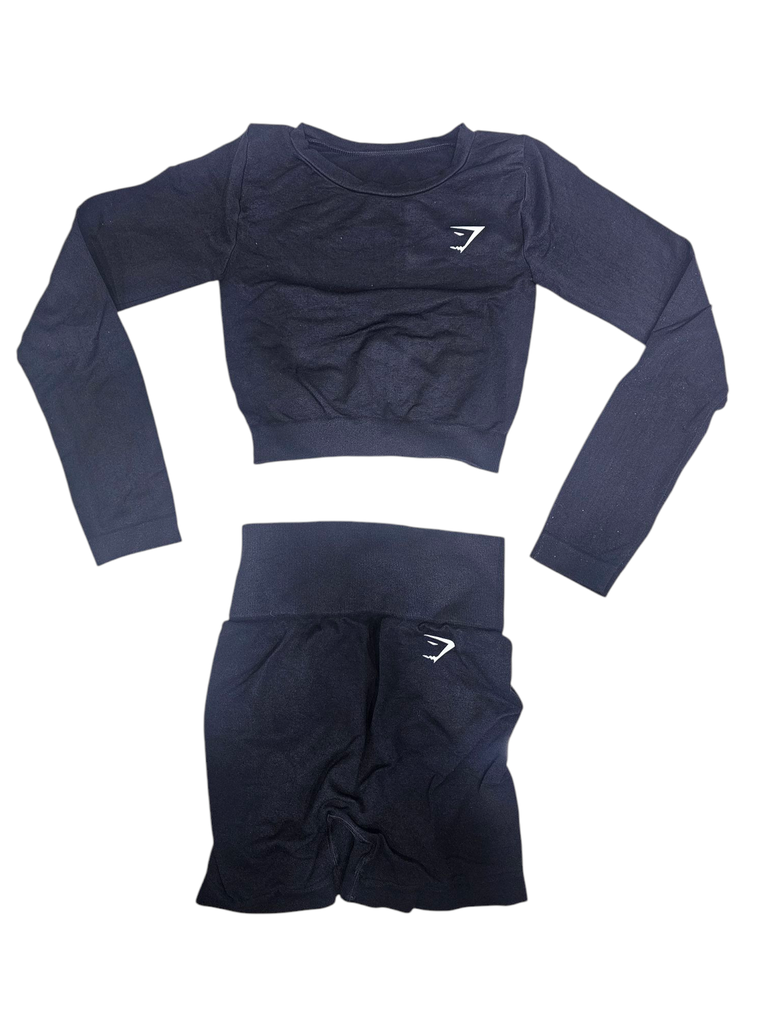 [3941110550] Conjunto camisa manga larga y short ROY