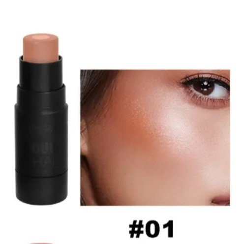 [6971690681951] Handaiyan 2 In 1 Blush & Highlight Stick - [01# Tan Glow - 8g]