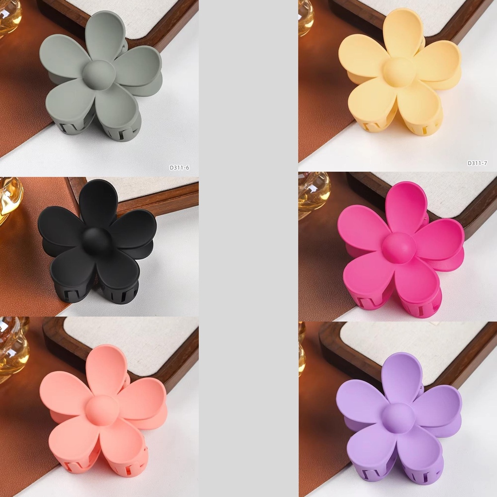[4023010009] Gancho Flor Matte Colores Variados (UNIDAD)