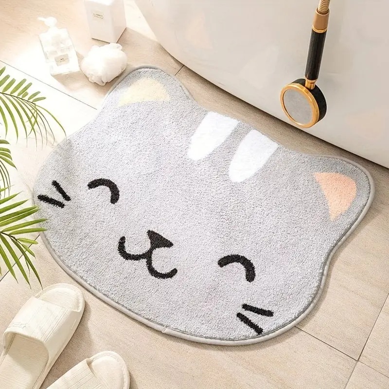 [308004130495] Alfombra de Baño con Diseño de Gato