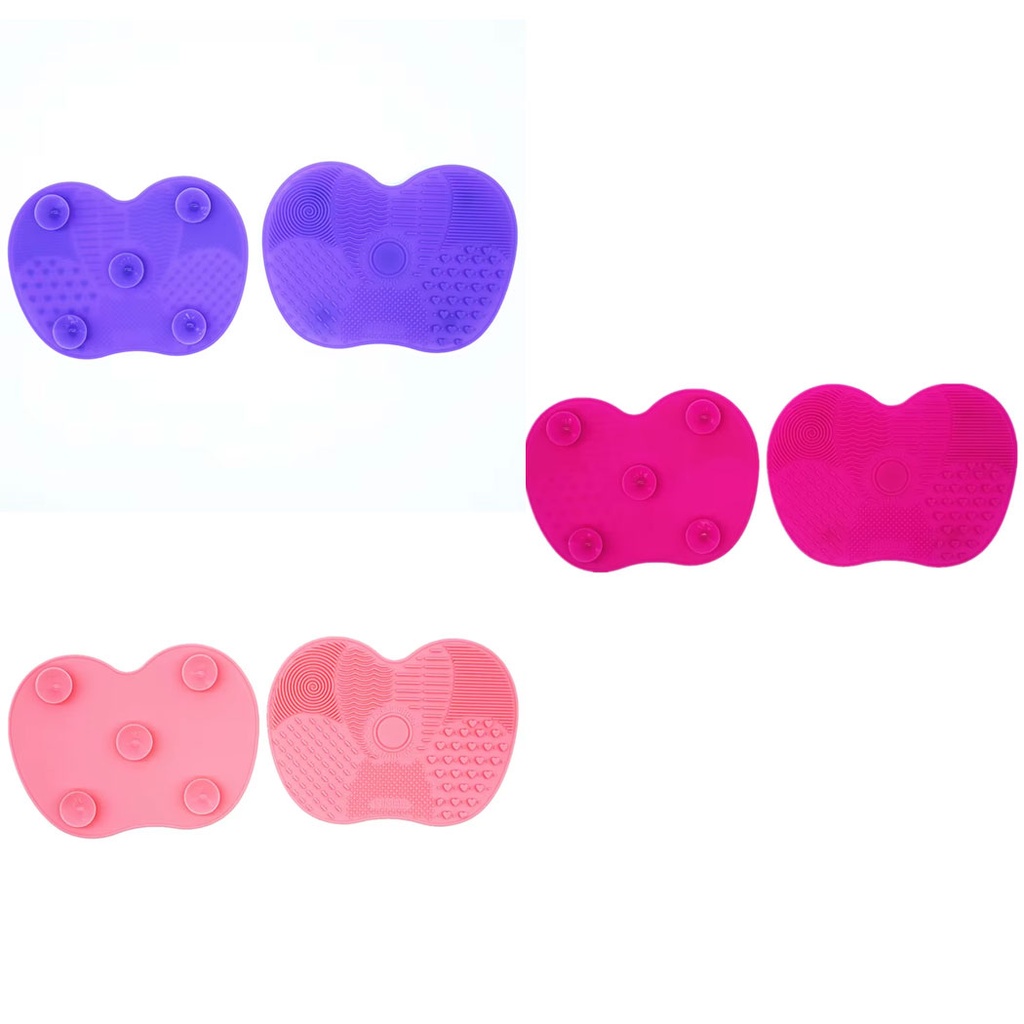 [402507020030] Almohadilla de limpieza para brochas de maquillaje (Morado)