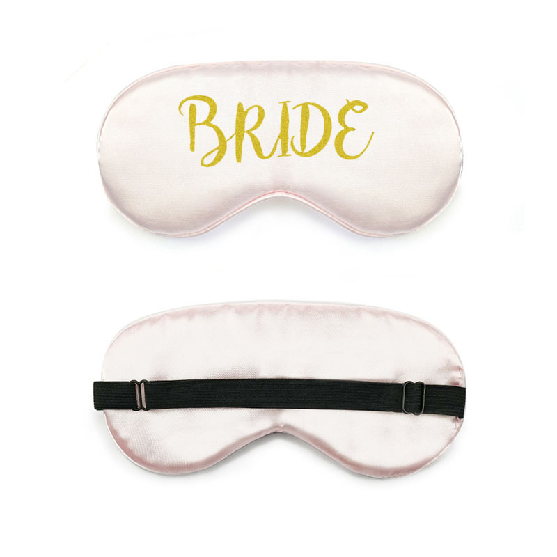 Antifaz de seda para dama de boda