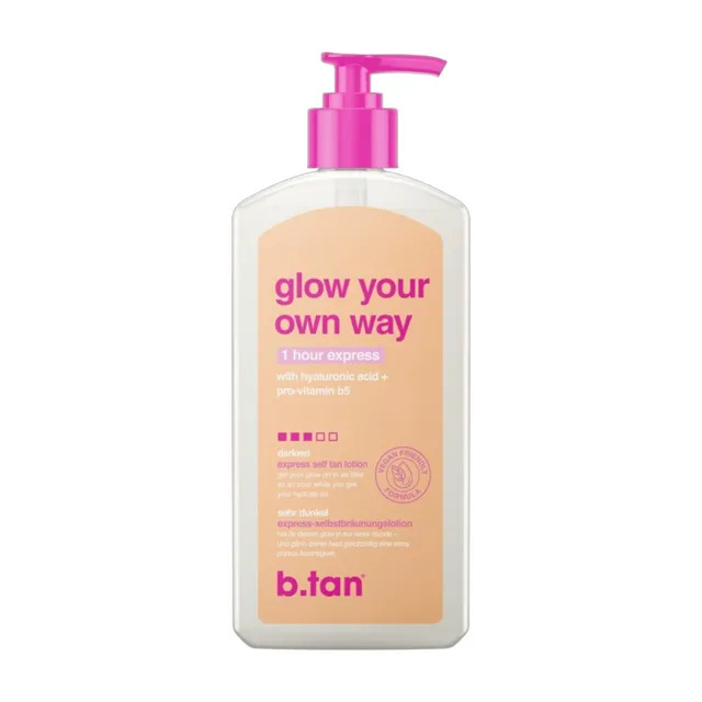 B.Tan glow your own way - express self tan lotion [236ml]