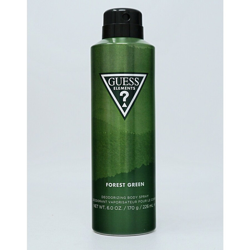 [085715336651] BODY SPRAY GUESS ELEMENTS FOREST GREEN MEN 6.0 OZ