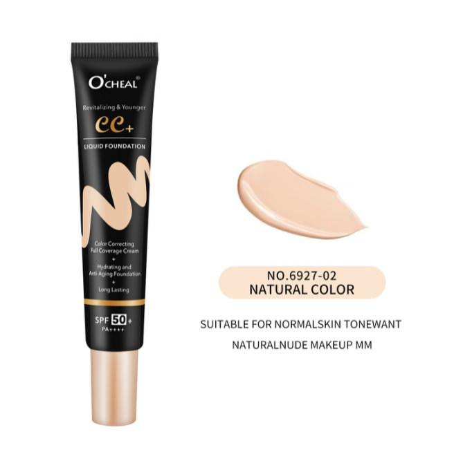 [6974229003712] Base de maquillaje líquida con acabado natural Crema BB CC