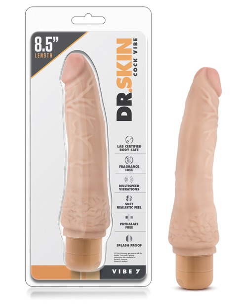 [735380113230] Blush Dr. Skin Vibe #8.5" Dong #7-Beige