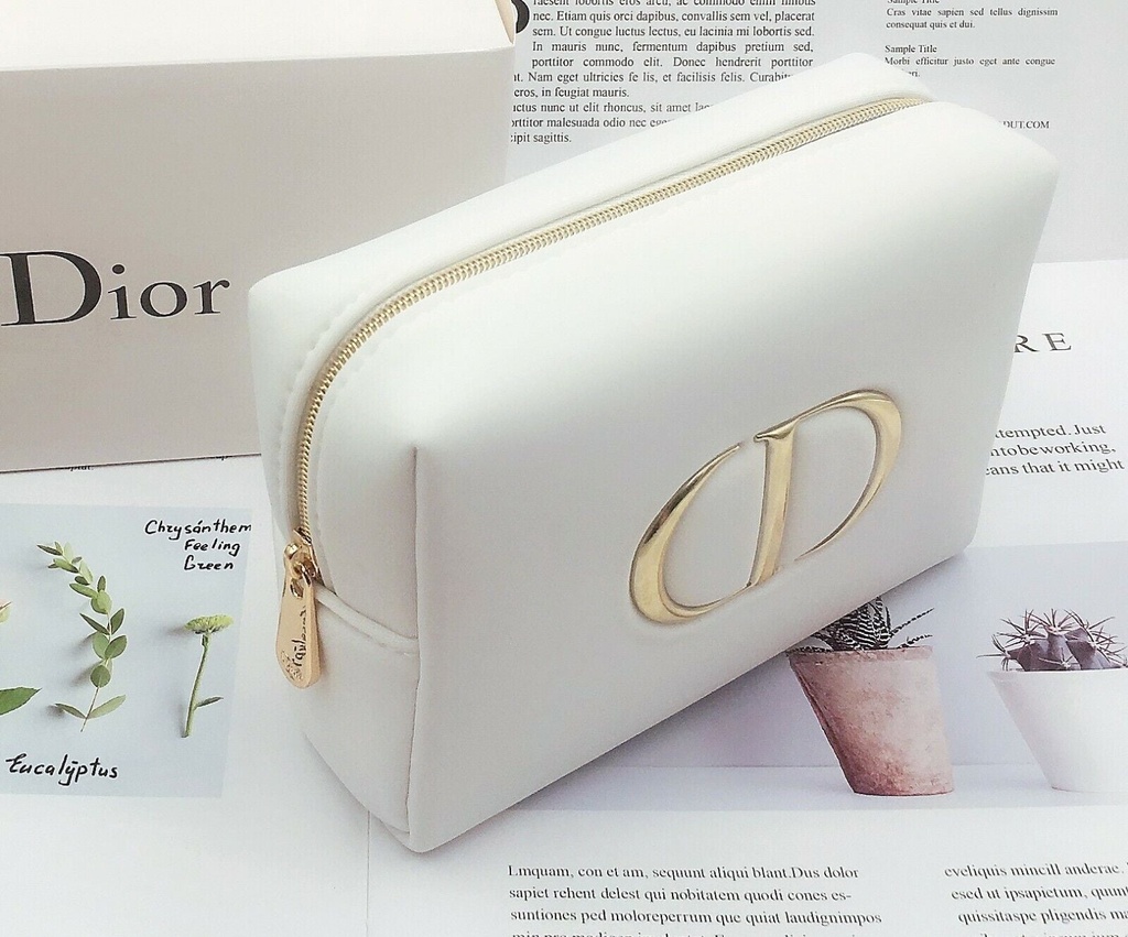 [3348901620321] Bolsa de Maquillaje Dior Blanca