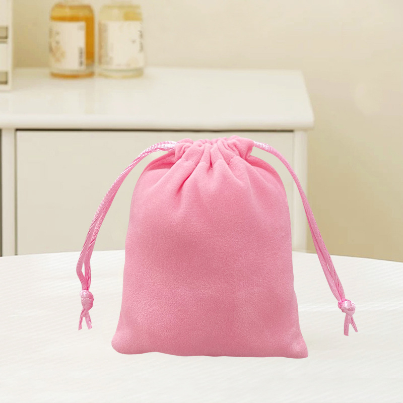[40980122] Bolsa de franela (9X12) ROSADO