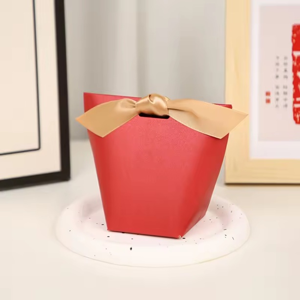 [43211056] Bolsa de regalo color rojo 5.7X6X10