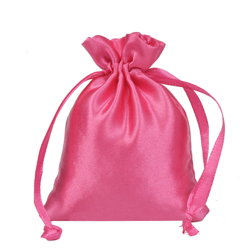 [40980135] Bolsa de tela de seda (9X12) ROSADO