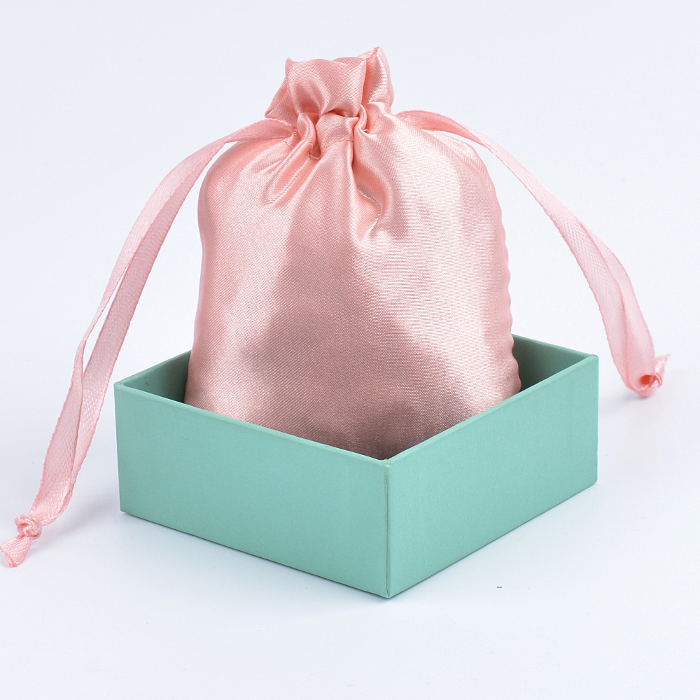 [40980136] Bolsa de tela de seda (9x12) ROSADO CLARO