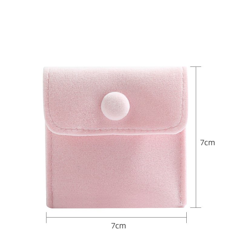 [40980138] Bolsa de terciopelo (8.5X10) ROSADO CLARO