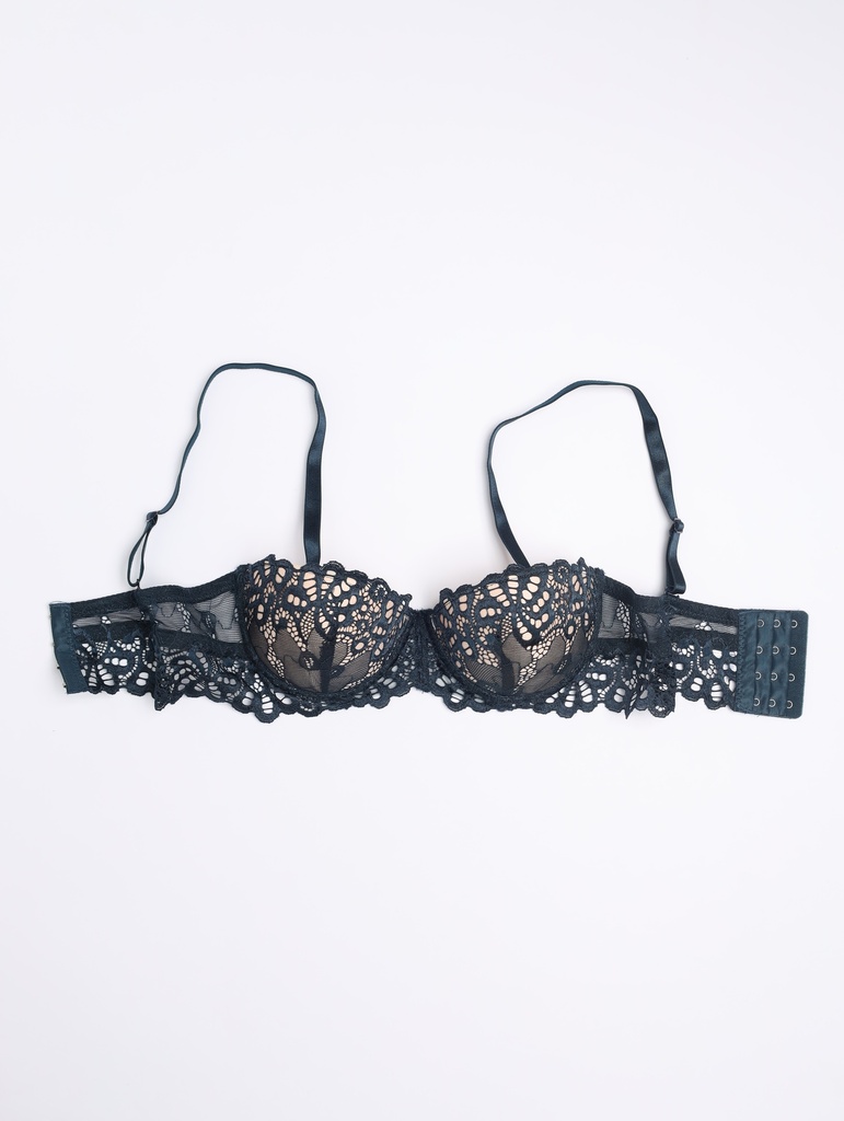 [281801030135] Brasier Ilumie De Encaje (Rojo, 32B)