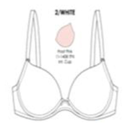 Brasier comfort spree color blanco
