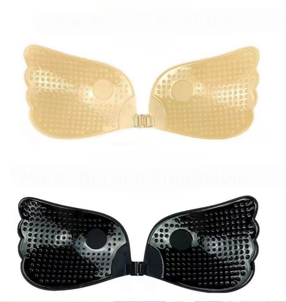 [41710001] Brasier de Escote (Wing Bra) (Negro, Copa A)