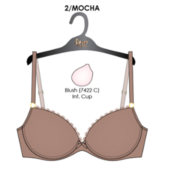 [888208446475] Brasier push up spree color mocha (34B)