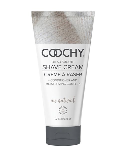 [638258905626] COOCHY Shave Cream - .5 oz Au Natural