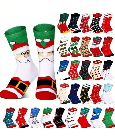 Calcetines navideños 2025